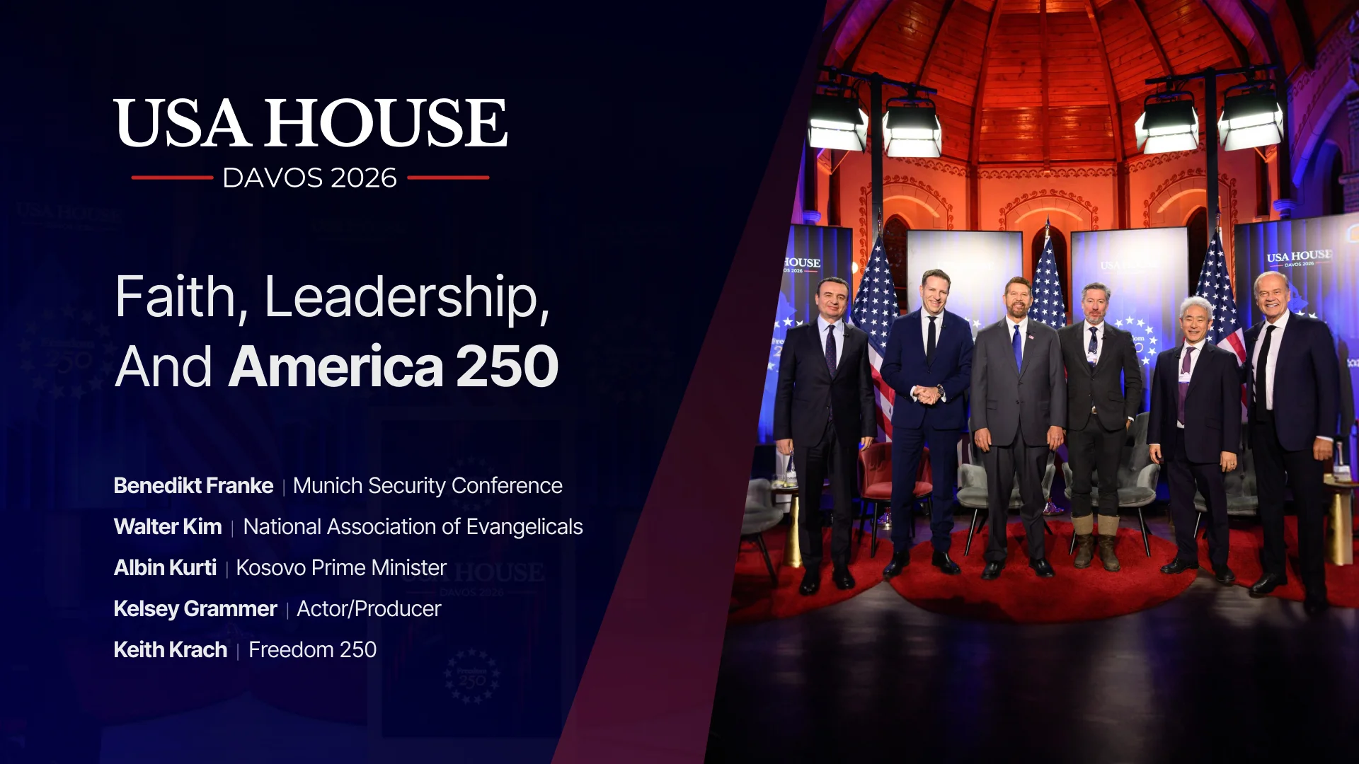 Faith, Leadership and America 250 | USA House