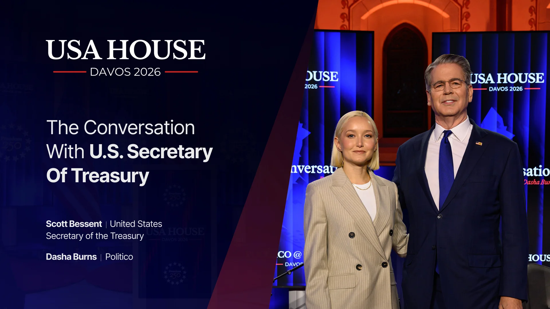 The Conversation with U.S. Secretary of Treasury | Scott Bessent | Dasha Burns