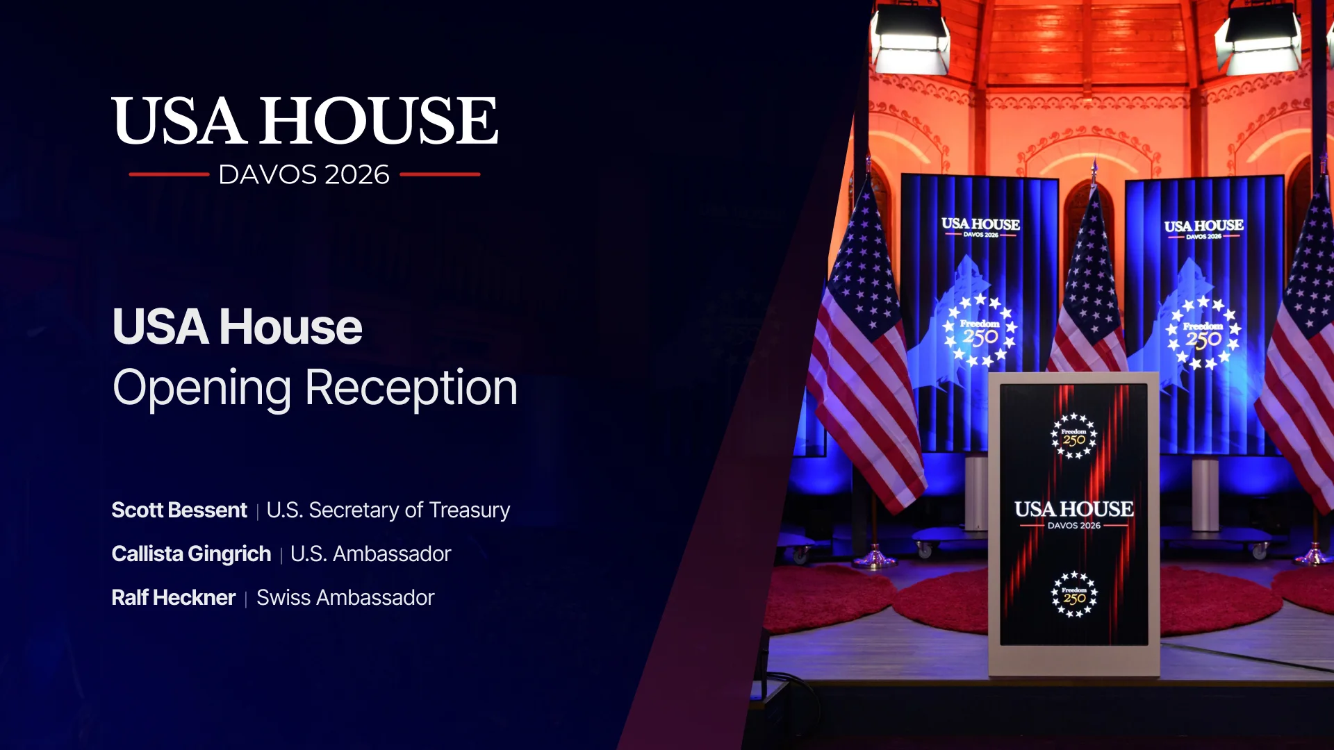 USA House Official Opening